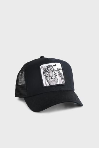 Goorin Bros 101-0392 The White Tiger Pamuklu Animal Desenli Unisex Şapka 1010392 SİYAH - 4