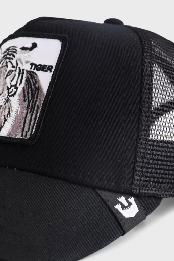 Goorin Bros 101-0392 The White Tiger Pamuklu Animal Desenli Unisex Şapka 1010392 SİYAH - 5