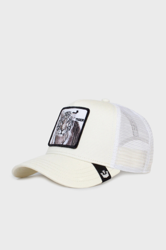 Goorin Bros 101-0392 The White Tiger Pamuklu Animal Desenli Unisex Şapka 1010392 BEYAZ - 2