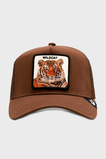 Goorin Bros The Wildcat Tiger Animal Figürlü File Detaylı Unisex Şapka 1011757 KAHVE - 1