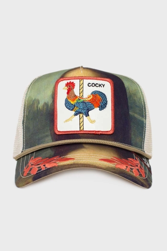 Goorin Bross Sicut Mentula File Detaylı Animal Desenli Unisex Şapka 1010308 BEJ - 6