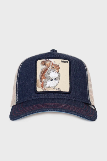 Goorin Bross 101-0455 The Nuts Squirrel File Detaylı Animal Figürlü Unisex Şapka 1010455 LACİVERT - 1