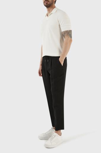 Gran Sasso İpek ve Pamuk Karışımlı Regular Fit Erkek Polo T Shirt 43171 16221 002 BEYAZ - 11