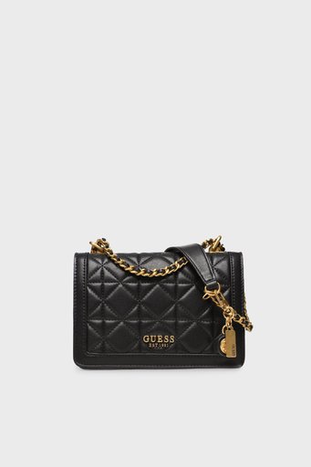 Guess Abey Zincir Detaylı Askılı Mini Bayan Çanta HWQA8558190 BLA SİYAH - 1