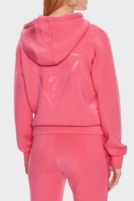 Guess Aliie Regular Fit Kapüşonlu V3RQ11K7UW2 Bayan Sweat V3RQ11 K7UW2 G65P PEMBE - 3