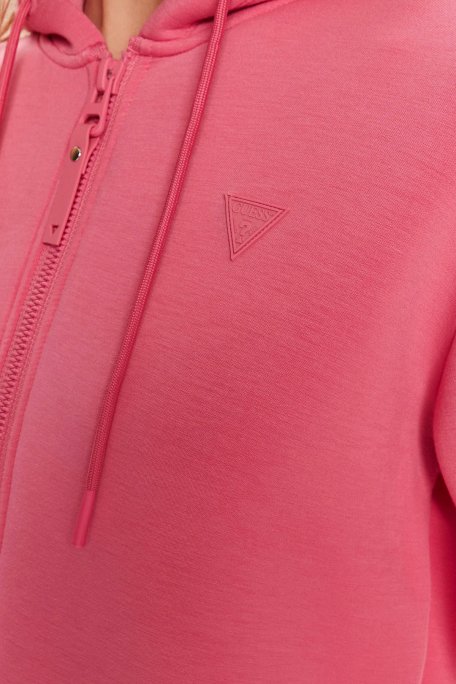 Guess Aliie Regular Fit Kapüşonlu V3RQ11K7UW2 Bayan Sweat V3RQ11 K7UW2 G65P PEMBE - 5