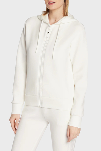 Guess Allie Regular Fit Kapüşonlu Arkası Üçgen Logolu V3RQ11K7UW2 Bayan Sweat V3RQ11 K7UW2 G6K5 EKRU - 1