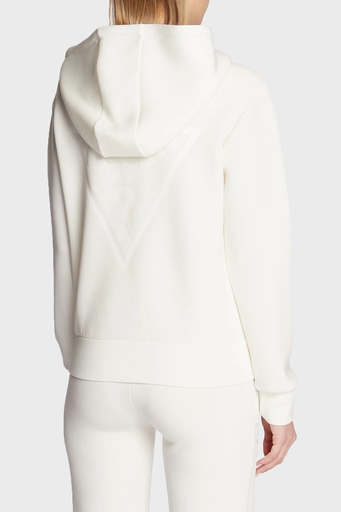 Guess Allie Regular Fit Kapüşonlu Arkası Üçgen Logolu V3RQ11K7UW2 Bayan Sweat V3RQ11 K7UW2 G6K5 EKRU - 2
