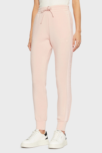 Guess Allie Regular Fit Normal Bel Ribanalı Paça Jogger V2YB18K7UW2 Bayan Pantolon V2YB18 K7UW2 G6O1 PUDRA - 6