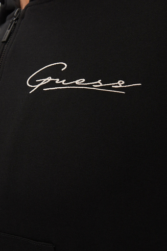 Guess Allycia Kapüşonlu Cropped Fit V4RQ02KC3D2 Bayan Sweat V4RQ02 KC3D2 JBLK SİYAH - 5