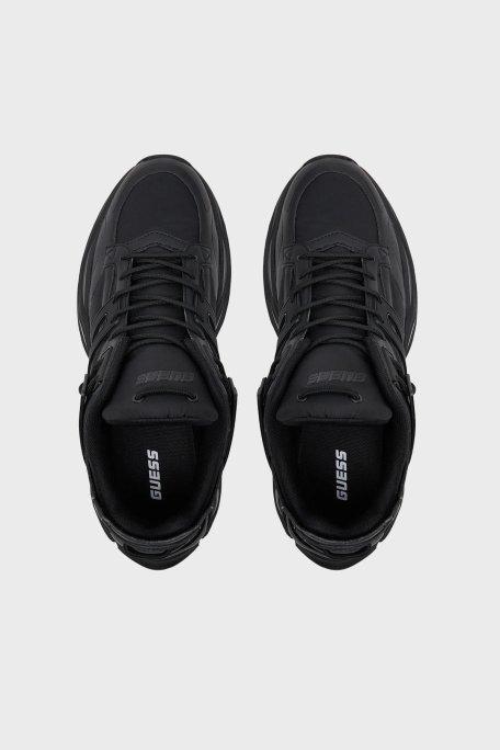 Guess Belluno Logolu Sneaker FMFBELELE12 Erkek Ayakkabı FMFBEL ELE12 BLACK SİYAH - 3