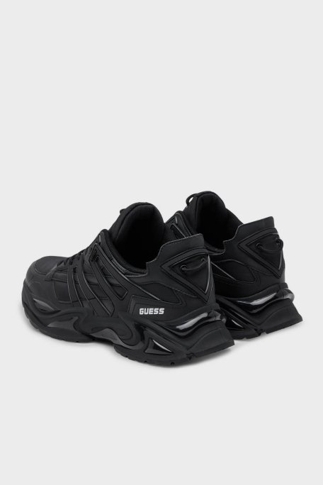 Guess Belluno Logolu Sneaker FMFBELELE12 Erkek Ayakkabı FMFBEL ELE12 BLACK SİYAH - 4