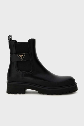 Guess Bensly Logolu Tırtıklı Taban FLFBENELE10 Bayan Bot FLFBEN ELE10 BLACK SİYAH - 1