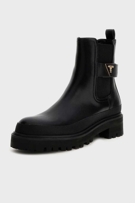 Guess Bensly Logolu Tırtıklı Taban FLFBENELE10 Bayan Bot FLFBEN ELE10 BLACK SİYAH - 2