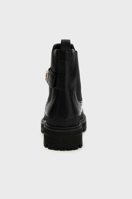 Guess Bensly Logolu Tırtıklı Taban FLFBENELE10 Bayan Bot FLFBEN ELE10 BLACK SİYAH - 4