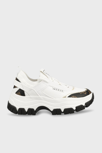 Guess Braydın Kalın Taban Sneaker Bayan Ayakkabı FL8BYD SMF12 WHIBR BEYAZ - 1
