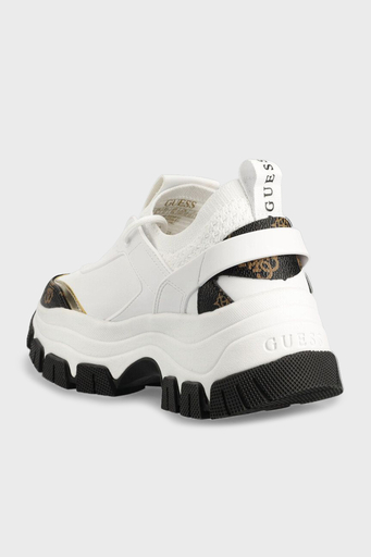 Guess Braydın Kalın Taban Sneaker Bayan Ayakkabı FL8BYD SMF12 WHIBR BEYAZ - 3