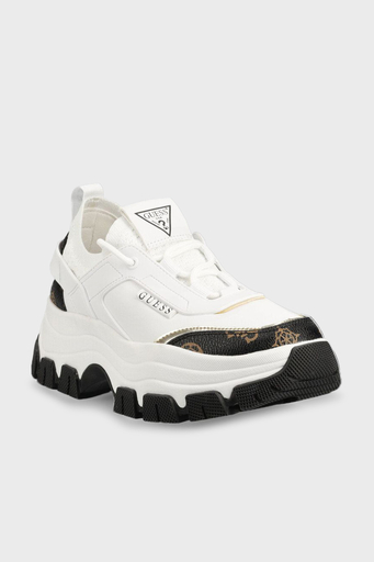 Guess Braydın Kalın Taban Sneaker Bayan Ayakkabı FL8BYD SMF12 WHIBR BEYAZ - 7