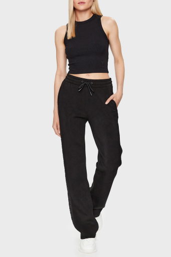 Guess Brenda Regular Fit Scuba Jogger Bayan Pantolon V3RB21K7UW2 JBLK SİYAH - 7
