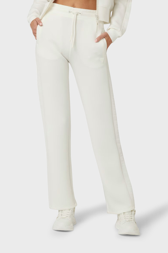 Guess Brenda Regular Fit Yüksek Bel Bol Paça Logolu V3RB21K7UW2 Bayan Pantolon V3RB21 K7UW2 G6K5 BEYAZ - 1