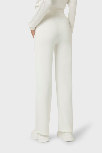 Guess Brenda Regular Fit Yüksek Bel Bol Paça Logolu V3RB21K7UW2 Bayan Pantolon V3RB21 K7UW2 G6K5 BEYAZ - 2