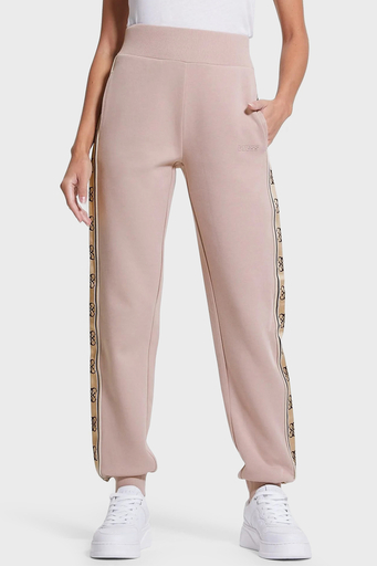 Guess Britney Pamuklu Normal Bel Regular Fit Jogger Bayan Pantolon V2YB15KB3P2 G4Q9 VİZON - 1