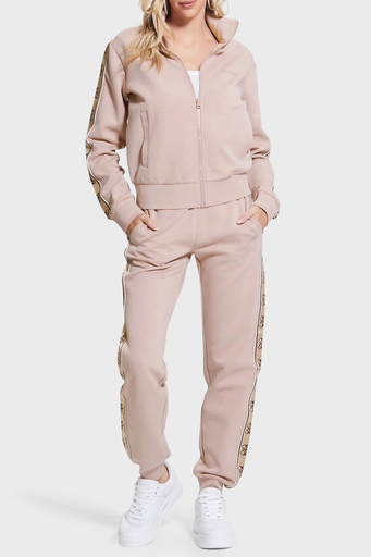 Guess Britney Pamuklu Normal Bel Regular Fit Jogger Bayan Pantolon V2YB15KB3P2 G4Q9 VİZON - 6