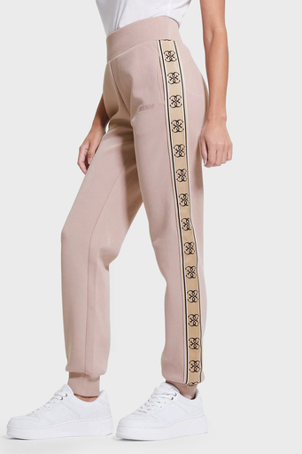 Guess Britney Pamuklu Normal Bel Regular Fit Jogger Bayan Pantolon V2YB15KB3P2 G4Q9 VİZON - 7