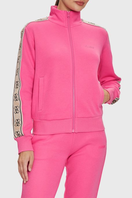Guess Britney Pamuklu Regular Fit Bayan Sweat V2YQ16 KB3P2 G65E FUŞYA - 1