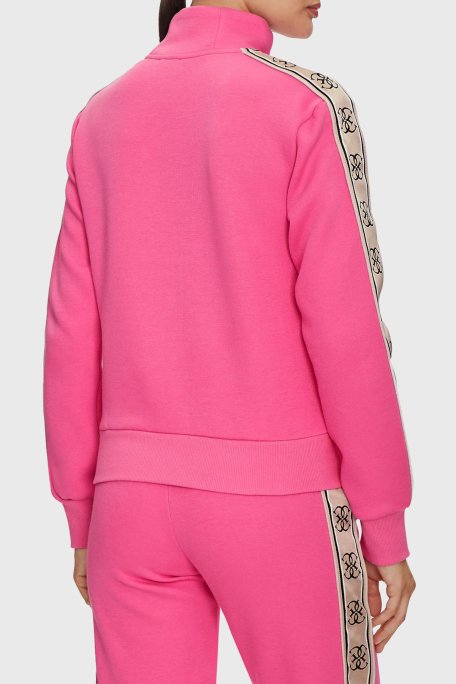 Guess Britney Pamuklu Regular Fit Bayan Sweat V2YQ16 KB3P2 G65E FUŞYA - 3