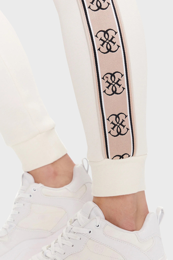 Guess Britney Pamuklu Regular Fit Cepli Jogger Bayan Pantolon V2YB15KB3P2 G6K5 EKRU - 5