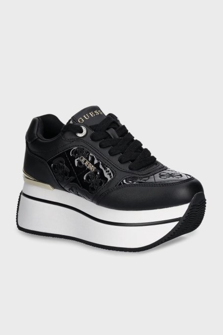 Guess Camrio9 4G Logolu Platform Sneaker FLTCM9FAL12BLACK Bayan Ayakkabı FLTCM9 FAL12 BLACK SİYAH - 2