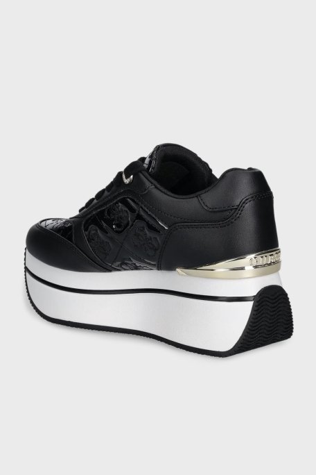 Guess Camrio9 4G Logolu Platform Sneaker FLTCM9FAL12BLACK Bayan Ayakkabı FLTCM9 FAL12 BLACK SİYAH - 3