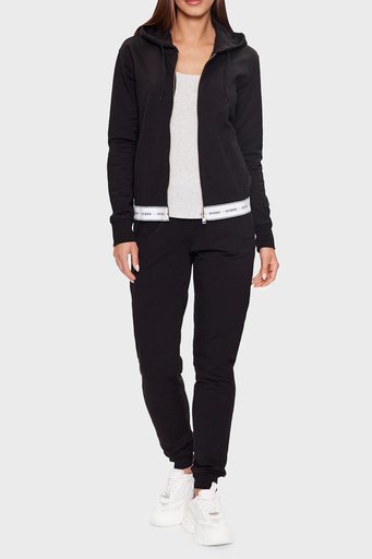 Guess Carrie Logolu Streç Pamuklu Regular Fit O3YQ00KBS91 Bayan Sweat O3YQ00 KBS91 JBLK SİYAH - 8
