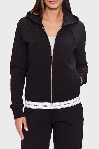 Guess Carrie Logolu Streç Pamuklu Regular Fit O3YQ00KBS91 Bayan Sweat O3YQ00 KBS91 JBLK SİYAH - 11