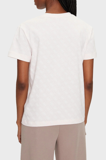 Guess Chrysanta Tamamı 4G Logolu Pamuklu Regular Fit V5GI16I3Z14P Bayan T Shirt V5GI16 I3Z14P 6FF AÇIK PEMBE - 2