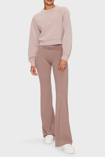 Guess Cindra Regular Fit Bisiklet Yaka Bayan Sweat V3BQ15 K7UW2 G4Q9 PUDRA - 3