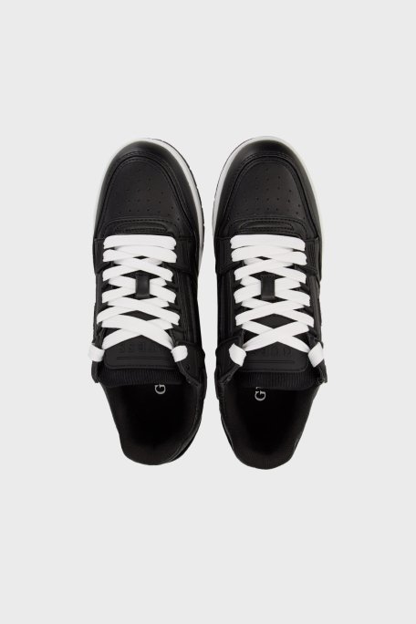 Guess Clelia Logolu Sneaker FLFCLEELE12 Bayan Ayakkabı FLFCLE ELE12 BLACK SİYAH - 4