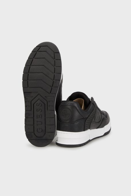Guess Clelia Logolu Sneaker FLFCLEELE12 Bayan Ayakkabı FLFCLE ELE12 BLACK SİYAH - 5