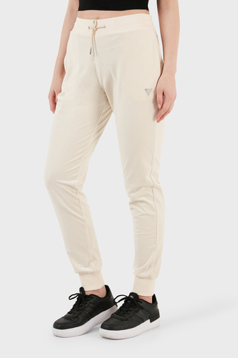 Guess Couture Relaxed Fit Kadife Jogger Bayan Pantolon V3BB27KBXI2 G1F7 EKRU - 3