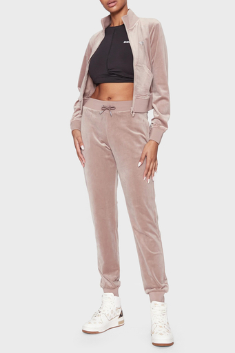 Guess Couture Relaxed Fit Kadife Jogger Bayan Pantolon V3BB27KBXI2 G1FT PUDRA - 1