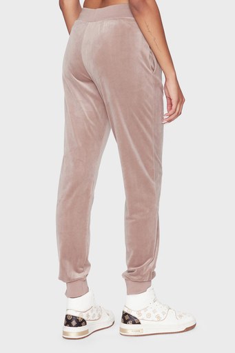 Guess Couture Relaxed Fit Kadife Jogger Bayan Pantolon V3BB27KBXI2 G1FT PUDRA - 3