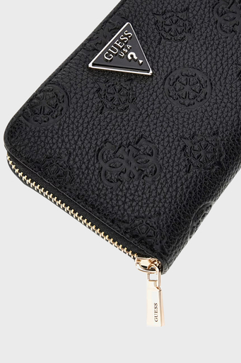 Guess Cresidia Logo Baskılı Fermuarlı SWPG9349140 Bayan Cüzdan SWPG93 49140 BLA SİYAH - 8