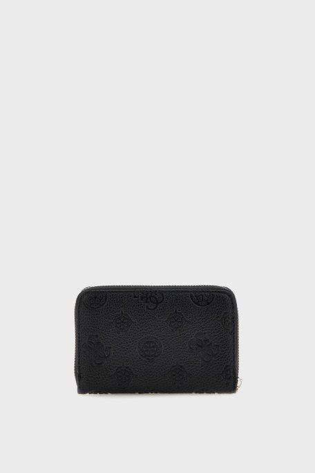 Guess Cresidia Logo Baskılı Fermuarlı SWPG9349140 Bayan Cüzdan SWPG93 49140 BLA SİYAH - 2