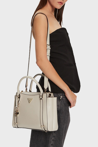 Guess Daryna Logolu Çıkarılabilir Askılı HWVG9493060 Bayan Çanta HWVG94 93060 BON TAŞ - 2