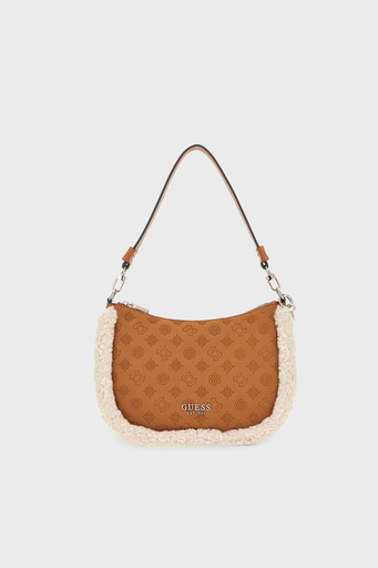 Guess Davika Kabartmalı 4G Logolu Çıkarılabilir Askılı HWPG9497020 Bayan Çanta HWPG94 97020 COG TABA - 5