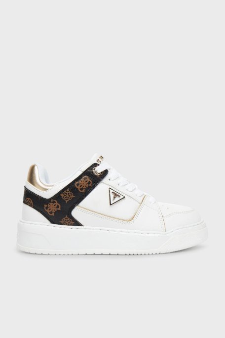 Guess Delove 4G Logolu Sneaker FLTDELFAL12 Bayan Ayakkabı FLTDEL FAL12 WHITE BEYAZ - 1