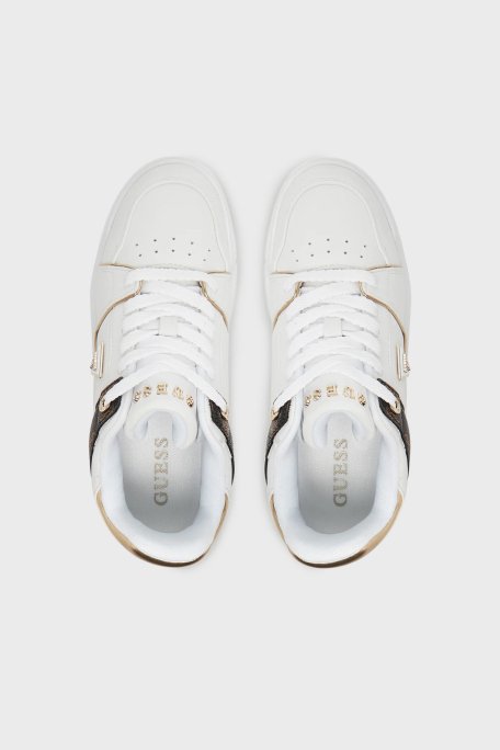 Guess Delove 4G Logolu Sneaker FLTDELFAL12 Bayan Ayakkabı FLTDEL FAL12 WHITE BEYAZ - 3