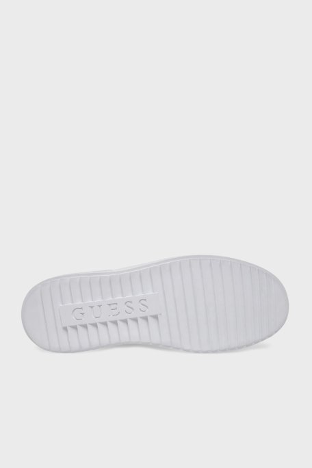Guess Denesa Deri Karışımlı Logolu Kalın Taban Sneaker FLJD12LEA12 Bayan Ayakkabı FLJD12 LEA12 BLKGO SİYAH - 6
