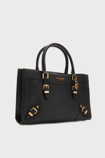 Guess Didi Logolu Çıkartılabilir Uzatma Askılı Bayan Çanta HWBA8744060 BLA SİYAH - 2